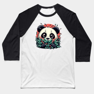 Panda’s Bamboo Haven Baseball T-Shirt